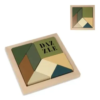 InSideOut FSC Wooden Tangram think iq puzzle - LT57405 (gadzety reklamowe)